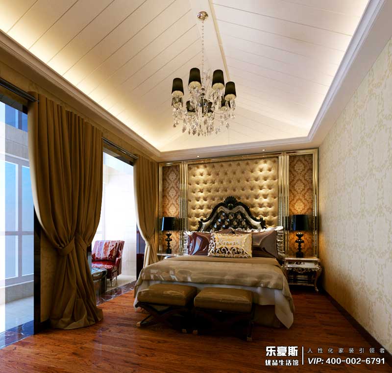 御河上院222平米躍層歐式風格裝修效果圖