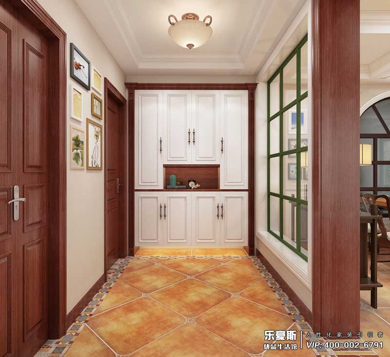 御河上院165平米美式風(fēng)格裝修效果圖