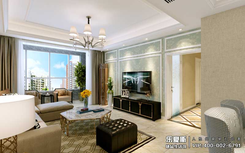 潤德天悅城現(xiàn)代簡約風格裝修效果圖