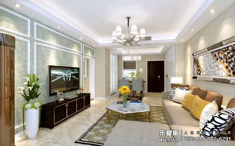 潤德天悅城現(xiàn)代簡約風格裝修效果圖