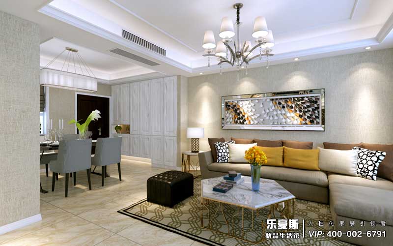 潤德天悅城現(xiàn)代簡約風格裝修效果圖