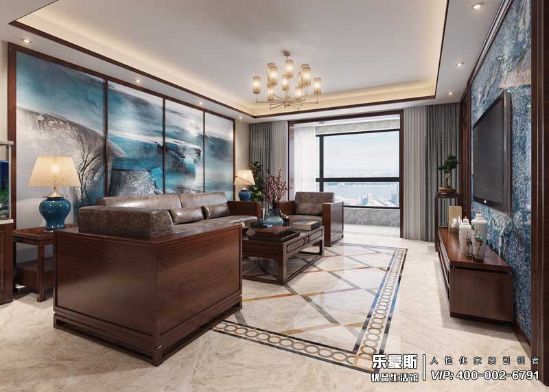 想象國(guó)際新中式風(fēng)格裝修效果圖