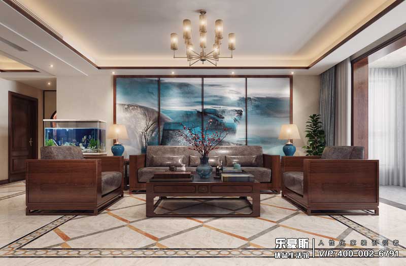 想象國(guó)際新中式風(fēng)格裝修效果圖