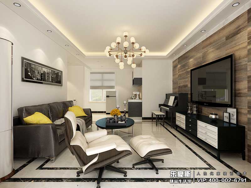 樂(lè)嘉名苑227平米躍層裝修效果圖