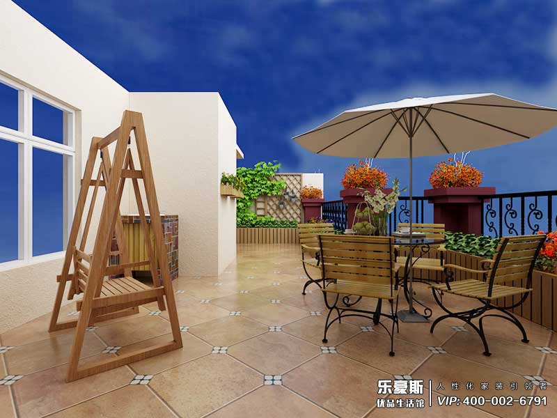 樂(lè)嘉名苑227平米躍層裝修效果圖