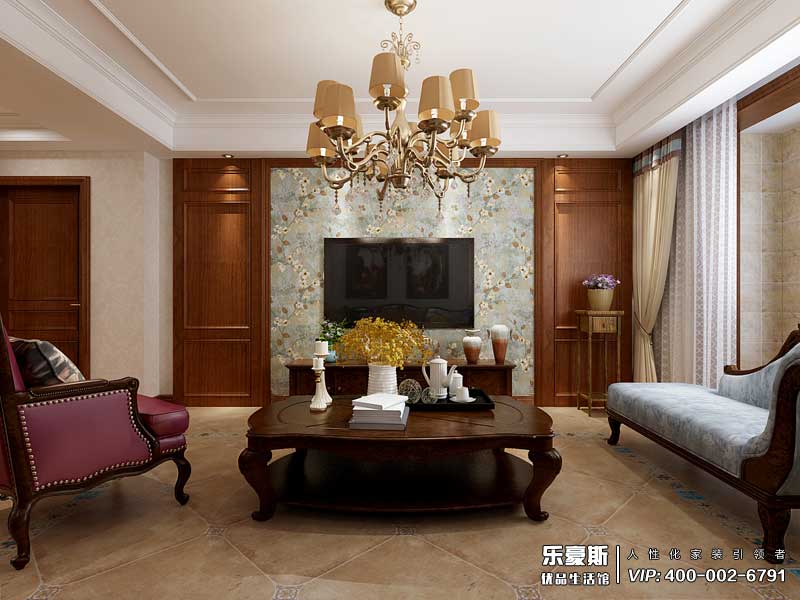 瀚唐三期美式風(fēng)格裝修效果圖