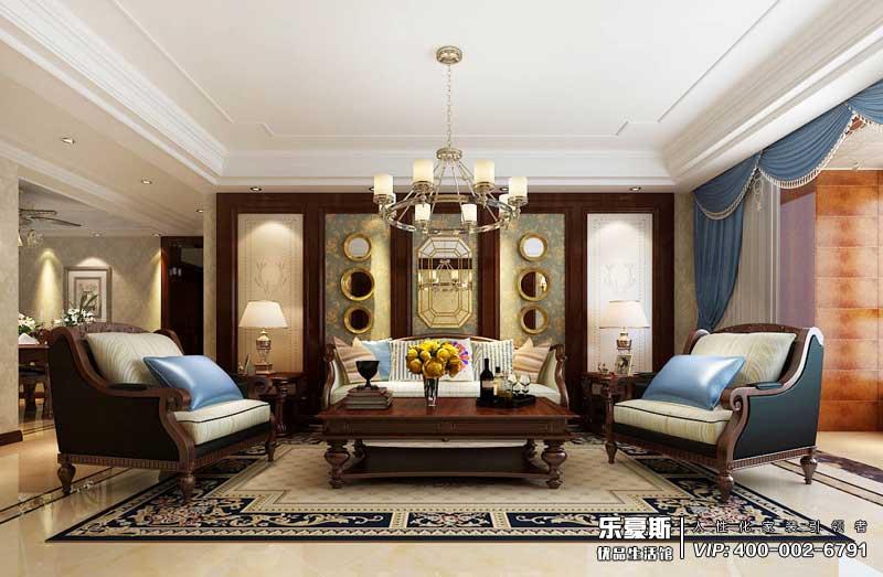 瑞城135平米歐式古典風(fēng)格裝修效果圖