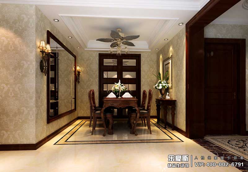 瑞城135平米歐式古典風(fēng)格裝修效果圖