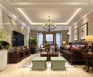 正定墅洋居禮245平米三室兩廳四衛(wèi)歐式風(fēng)格