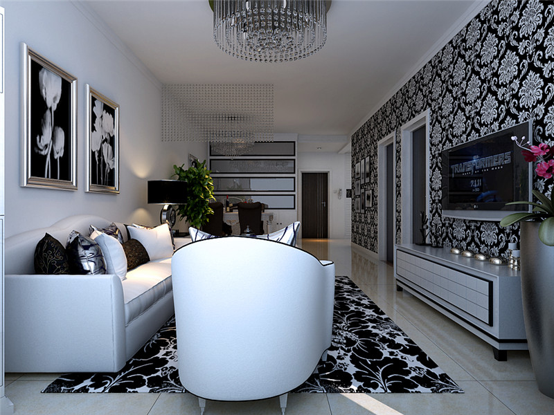 萬達/兩室兩廳/90㎡/現代簡約