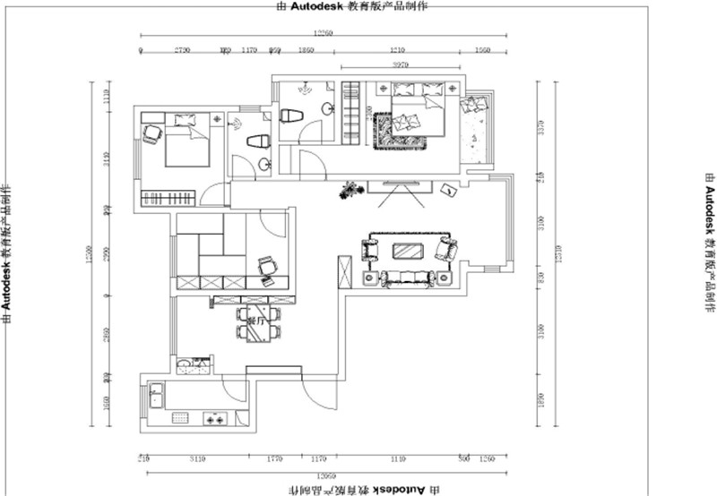 星河盛世/港式風(fēng)情/130㎡/三室兩廳