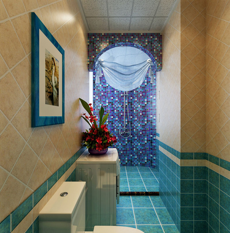 萬達(dá)廣場(chǎng)小區(qū)B北區(qū)98平米兩室兩廳美式混搭