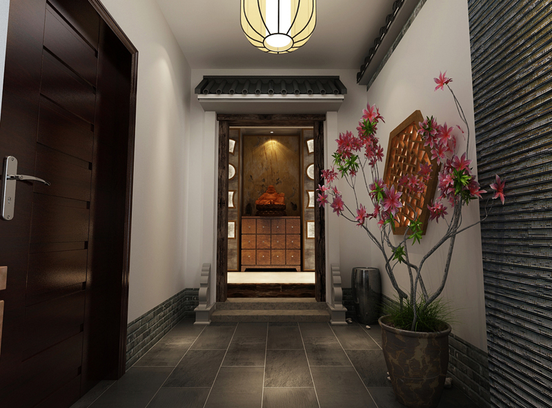 七十九號院小區(qū)148平米三室兩廳新中風(fēng)格