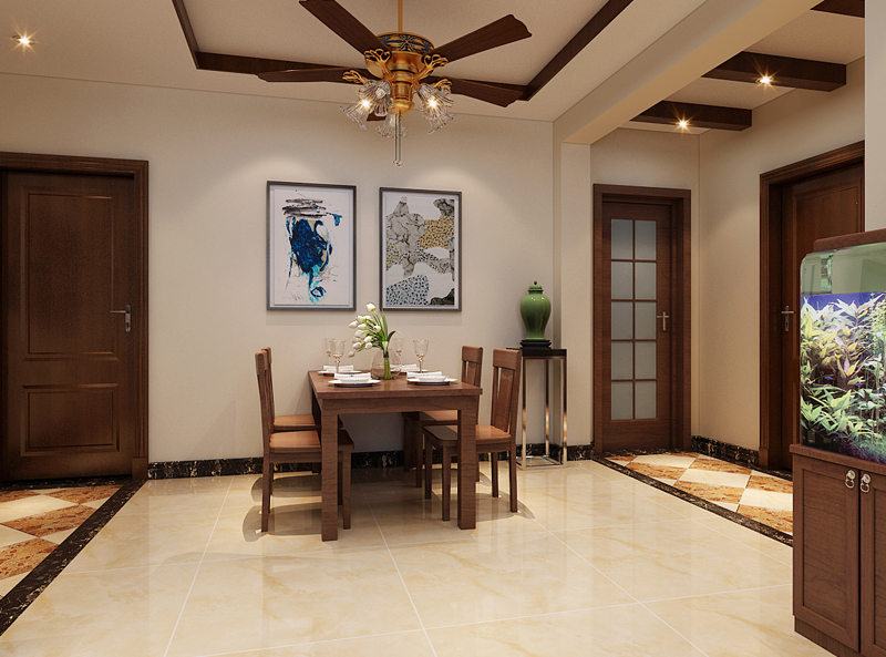 瀚唐136㎡四室兩廳簡(jiǎn)中式 瀚唐136㎡四室兩廳簡(jiǎn)中式