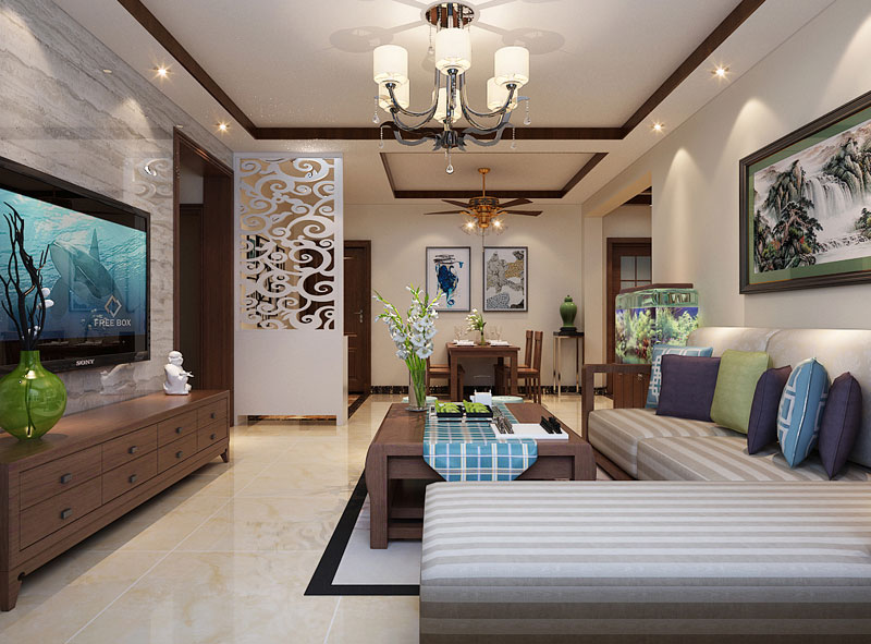 瀚唐136㎡四室兩廳簡(jiǎn)中式 瀚唐136㎡四室兩廳簡(jiǎn)中式