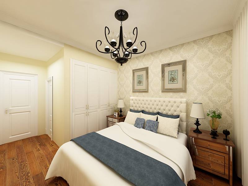 啟銳園127平米三室兩廳簡歐風格