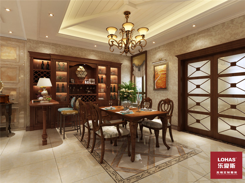 秦皇半島200平米別墅裝修效果圖