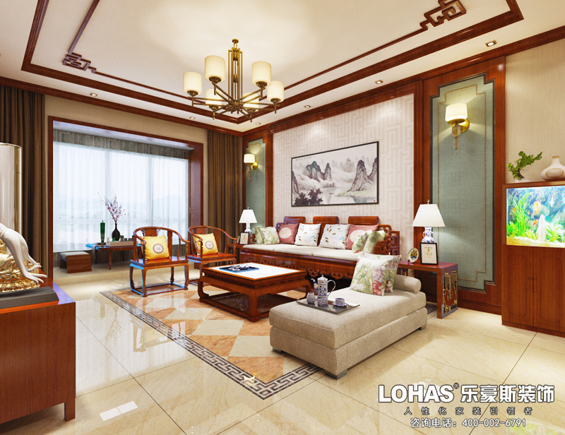 濱河華府/139平米/簡中風(fēng)格