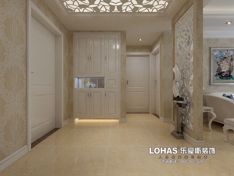 啟銳園118平米兩室兩廳歐式風(fēng)格