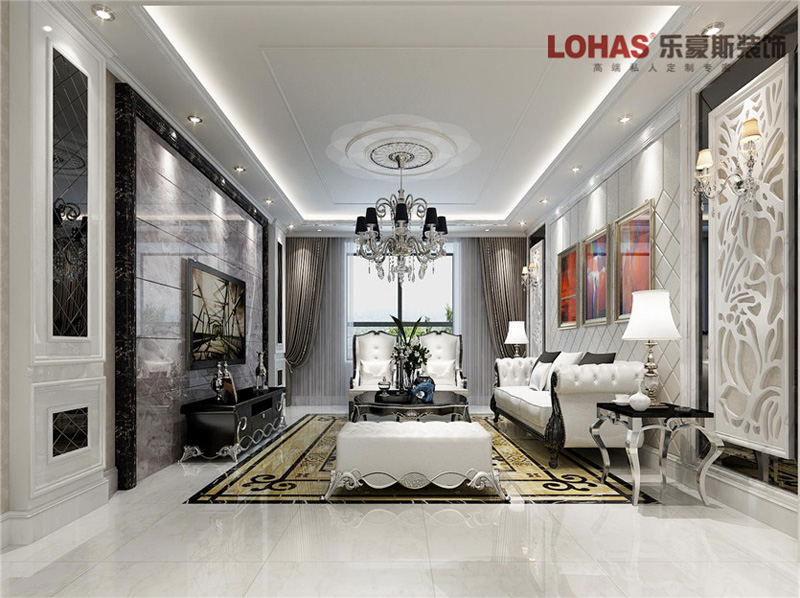 紫閣小區(qū)三室兩廳歐式裝修效果圖