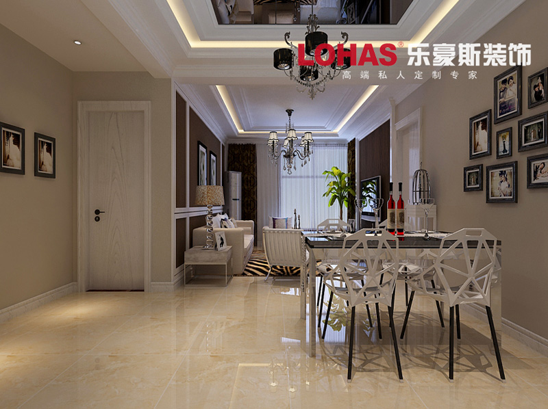 豐澤福苑130平米三居現(xiàn)代裝修效果圖