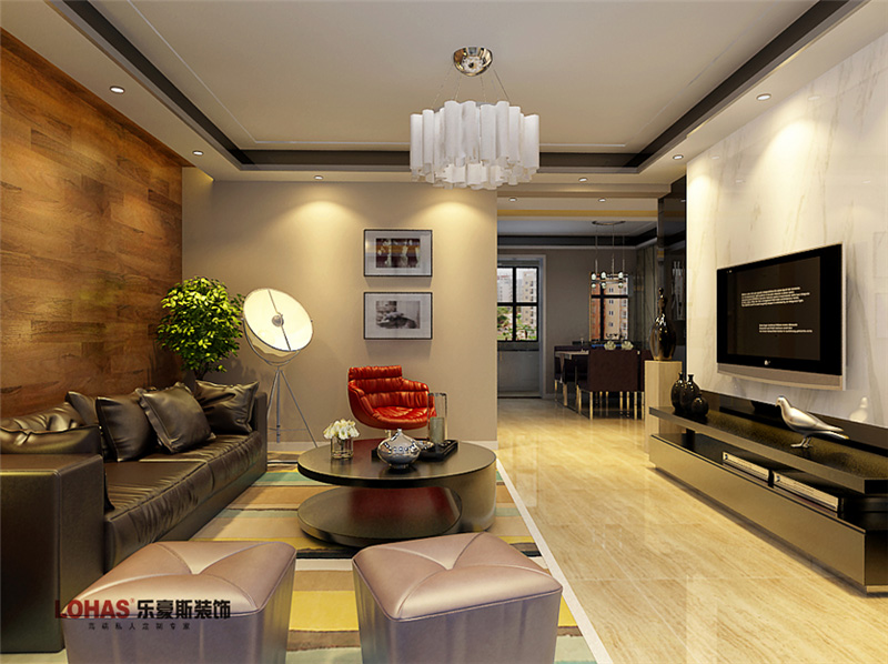 3302宿舍140平三室兩廳現(xiàn)代簡(jiǎn)約裝修效果圖