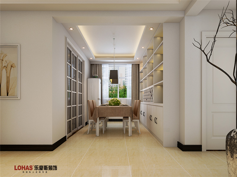 眾美鳳凰城130平三室兩廳簡約裝修效果圖