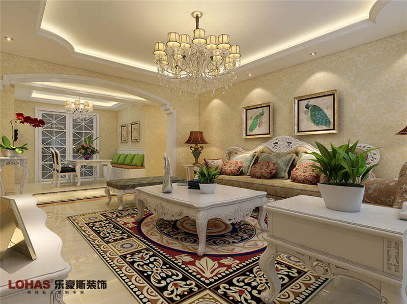 瀚唐137平簡(jiǎn)歐裝修效果圖 瀚唐137平簡(jiǎn)歐裝修效果圖