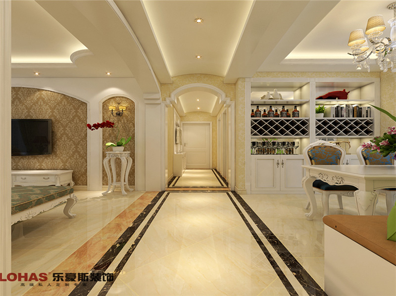 瀚唐137平簡(jiǎn)歐裝修效果圖 瀚唐137平簡(jiǎn)歐裝修效果圖