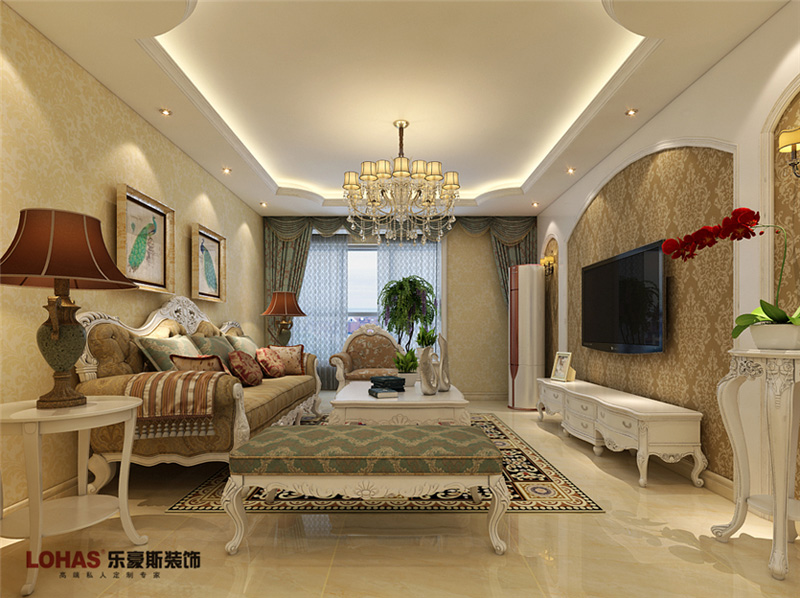 瀚唐137平簡(jiǎn)歐裝修效果圖 瀚唐137平簡(jiǎn)歐裝修效果圖