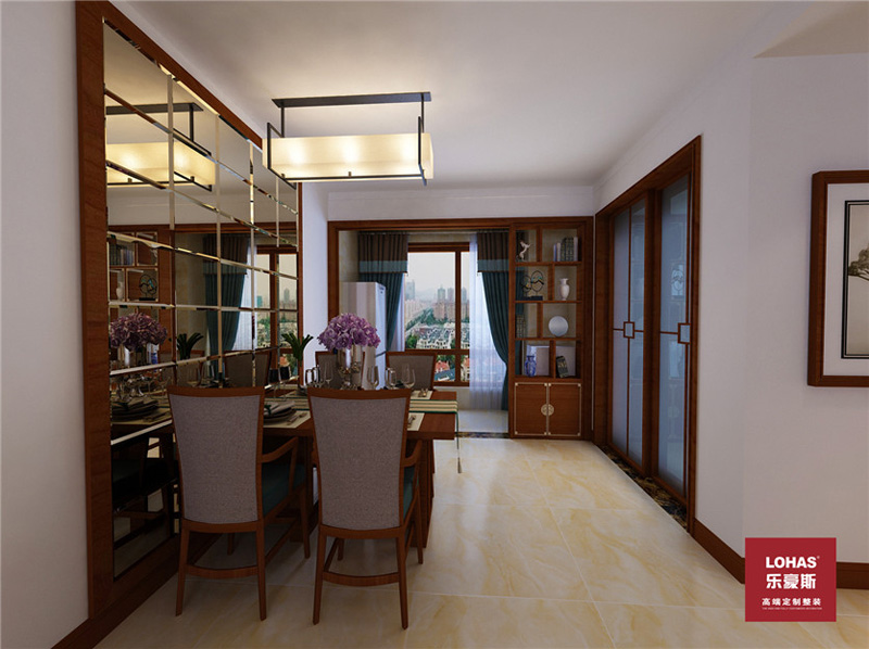 保利花園123平現(xiàn)代中式 保利花園123平現(xiàn)代中式