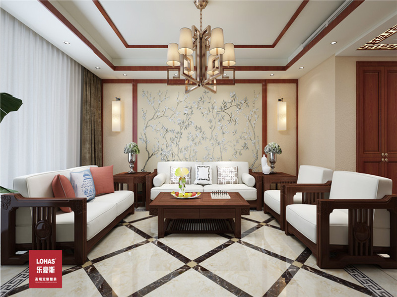 北城國(guó)際新中式裝修效果圖