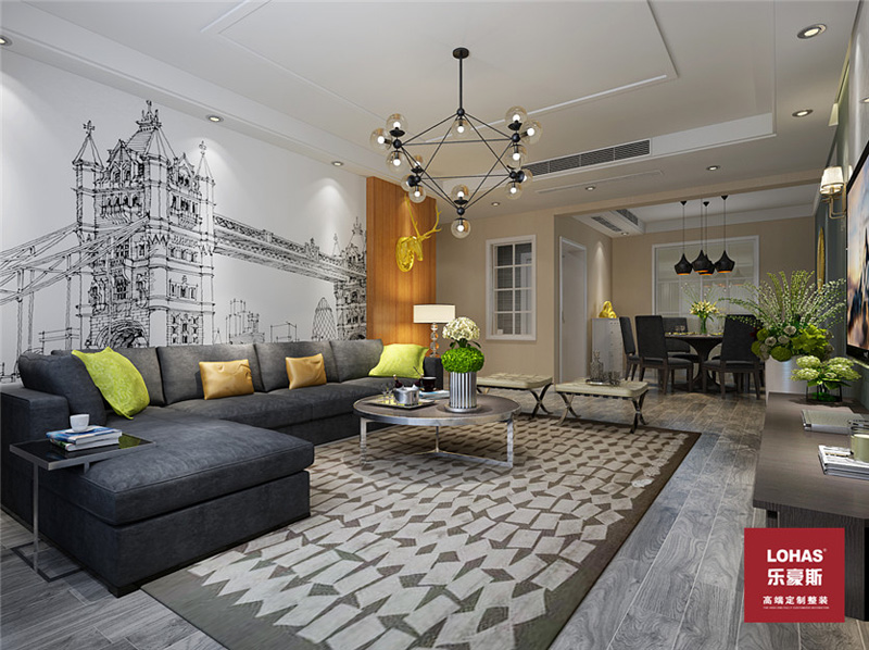 啟銳園135平北歐裝修