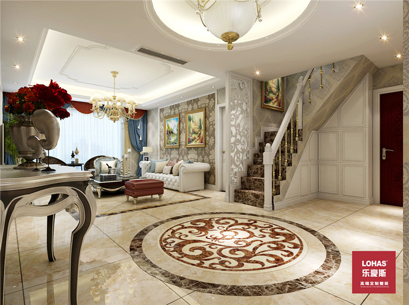 長瑞錦城203平米裝修效果圖