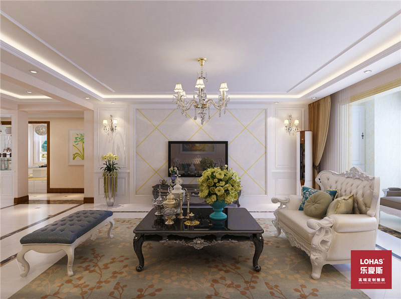 奧北公元簡歐裝修效果圖