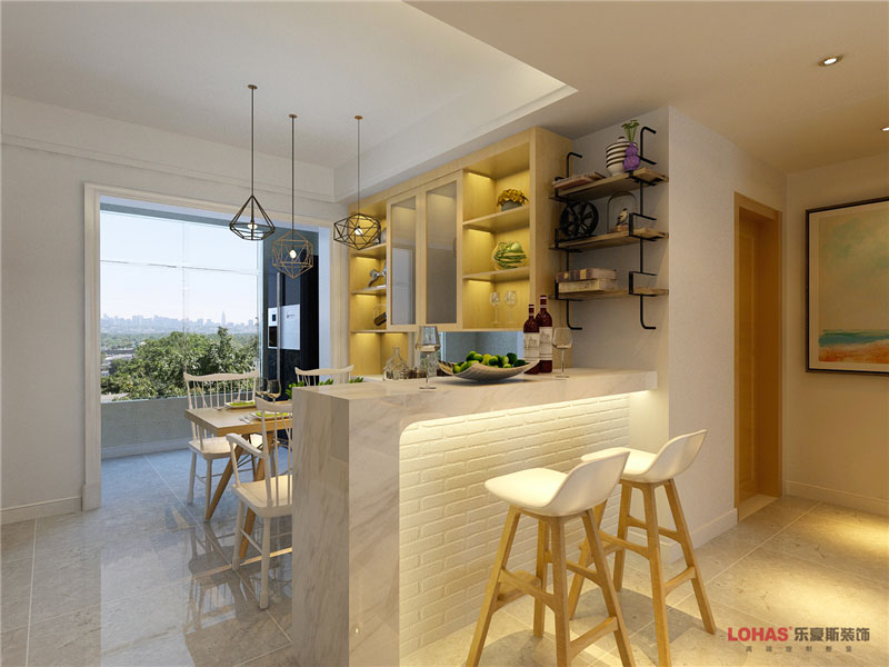 潤(rùn)德天悅城118平米三室兩廳北歐風(fēng)格