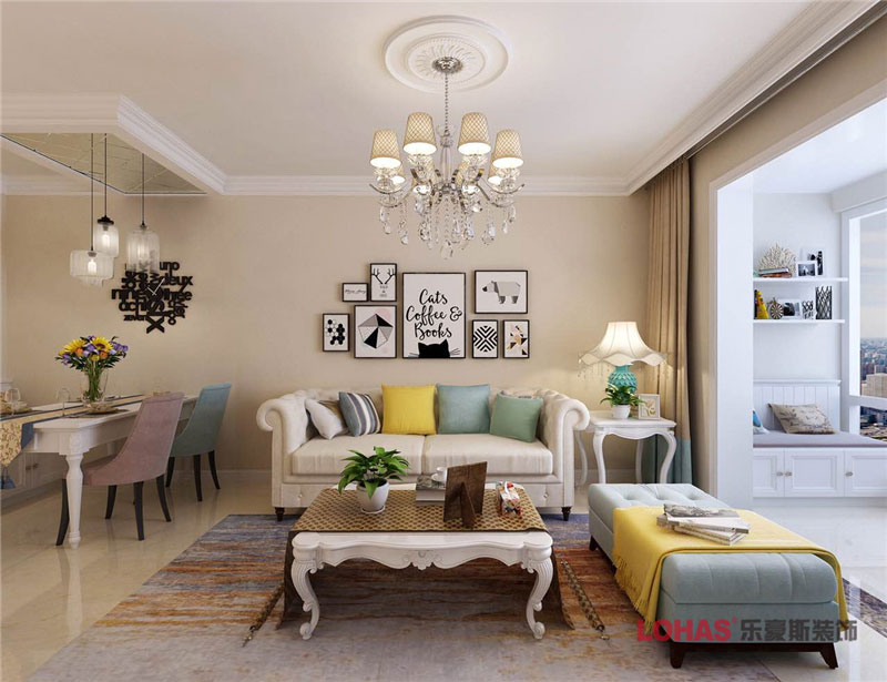 盛世長安88平簡歐風(fēng)格