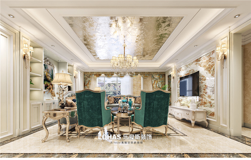 建投十號(hào)院300平歐式效果圖