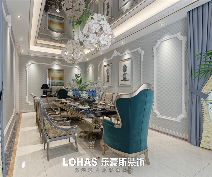 平山自建房350平新古典效果圖