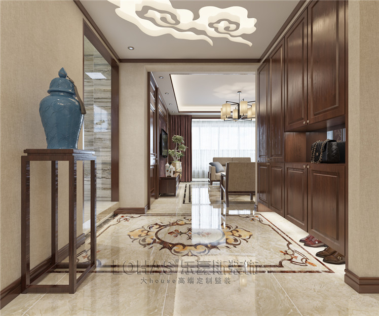 匯景花園110平米三室新中式風(fēng)格裝修效果圖 匯景花園110平米三室新中式風(fēng)格裝修效果圖