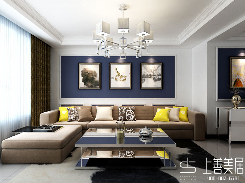 世爵公館120平現(xiàn)代簡(jiǎn)約風(fēng)格