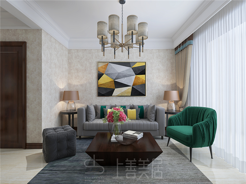 榮盛城72平現(xiàn)代簡約