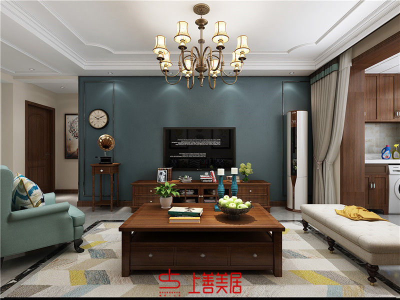 天河悅城/100㎡/美式