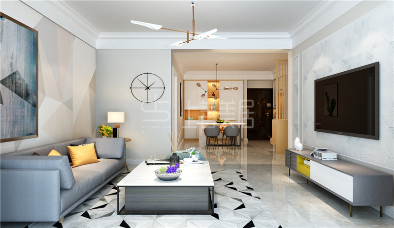 盛邦大都會/80平/簡約原木風格