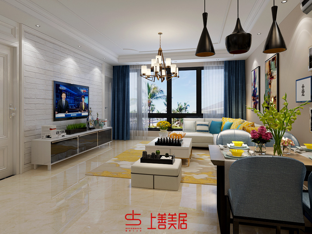 聯(lián)邦名都90平米現(xiàn)代簡約風(fēng)格