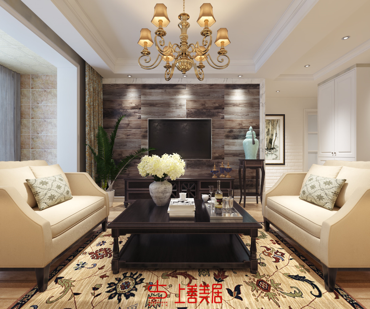 東盛紫御府140平美式簡約