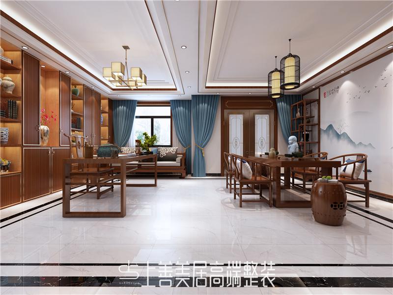 原河名墅450平米裝修效果圖