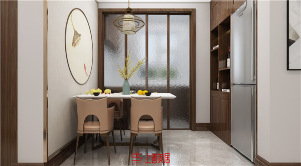 幸福城110㎡三室兩廳兩衛(wèi)新中式