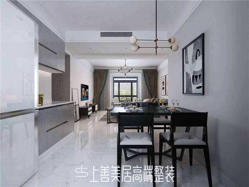 建和園130平簡約裝修效果圖