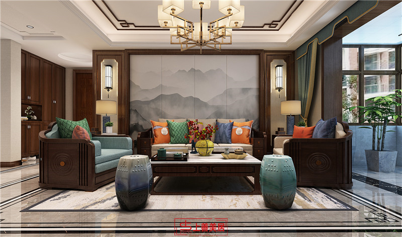 天河悅城/140㎡/新中式